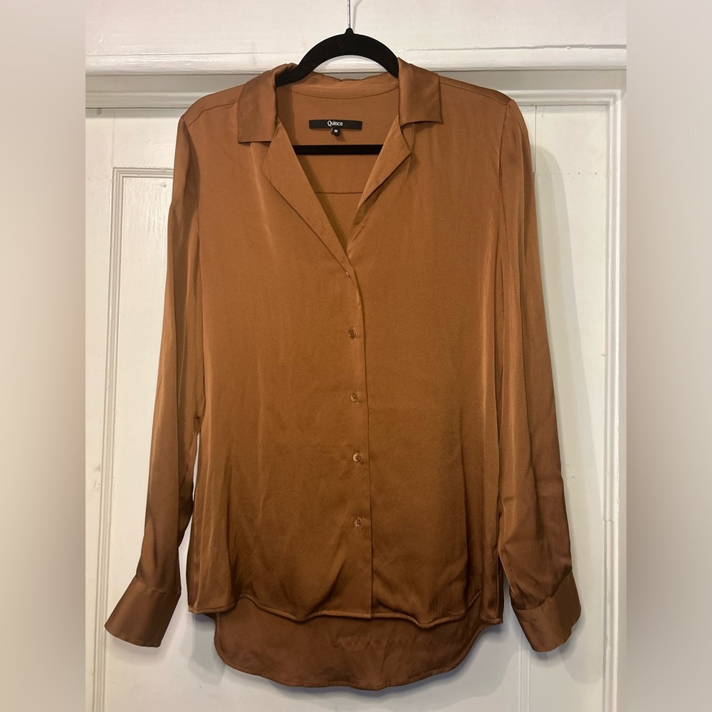 Quince washable silk blouse